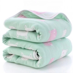 6 Layers Baby 100% Cotton Jacquard Blanket