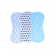 3 Layers 100% Cotton Baby Burp Cloths