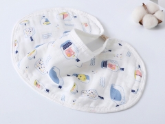 U Shape Cotton Muslin Baby Burp Cloth