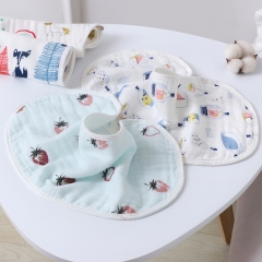 U Shape Cotton Muslin Baby Burp Cloth