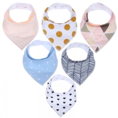 Cotton Fleece Baby Bandana Bibs