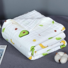 6 Layers 100% Cotton Baby Muslin Swaddle Blanket