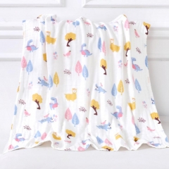 6 Layers 100% Cotton Baby Muslin Swaddle Blanket