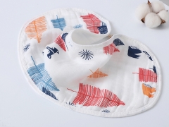 U Shape Cotton Muslin Baby Burp Cloth