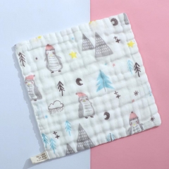 6 Layers 100% Cotton Baby Muslin Washcloths