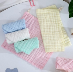 6 Layers 100% Cotton Baby Muslin Washcloths