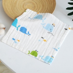 6 Layers 100% Cotton Baby Muslin Washcloths