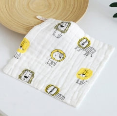 6 Layers 100% Cotton Baby Muslin Washcloths