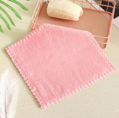 100% Microfiber Coral Fleece Baby Washcloths