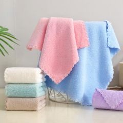 100% Microfiber Coral Fleece Baby Washcloths