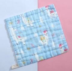 6 Layers 100% Cotton Baby Muslin Washcloths