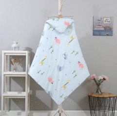 Newborn Cartoon Wraps Baby Cotton Blanket