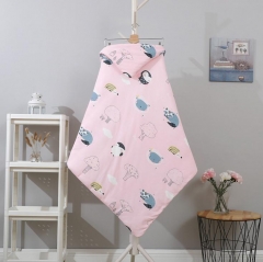 Newborn Cartoon Wraps Baby Cotton Blanket