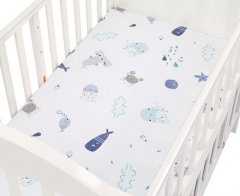 100% Cotton Woven Baby Crib Sheets