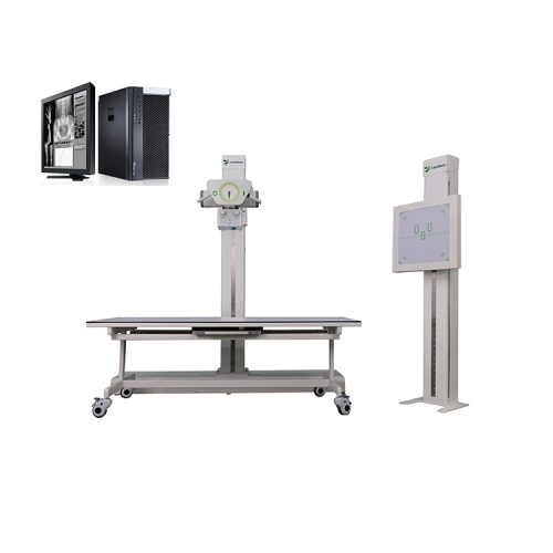 High Frequency 32KW 50KW 65KW Fixed X Ray Machine With Digital System YSDR-500B1