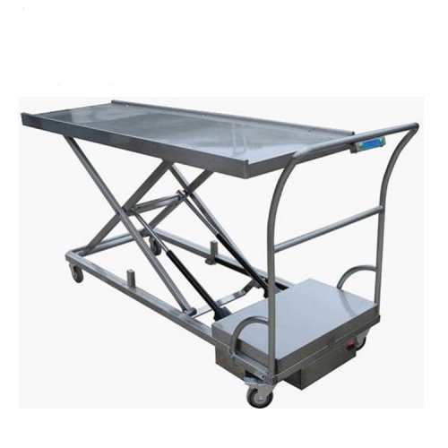 YSSJT-1A 304 Stainless Steel Electric Corpse Lifter Trolley