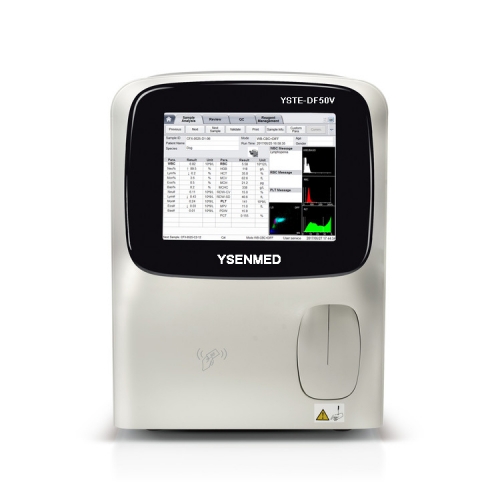 YSTE-DF50V 5 Parts Blood Analyzer Veterinary Hematology Machine