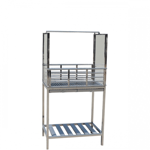 YSVET1106 Veterinary Stainless Steel Movable Railing Pet Infusion Table