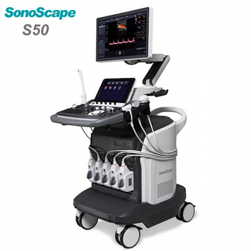 SonoScape S50 Color doppler trolley 4d ultrasound Machine