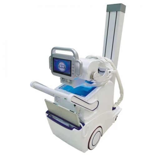 Máquina de rayos X con detector de panel plano digital médico de alta frecuencia 50KW 500mA YSX500D