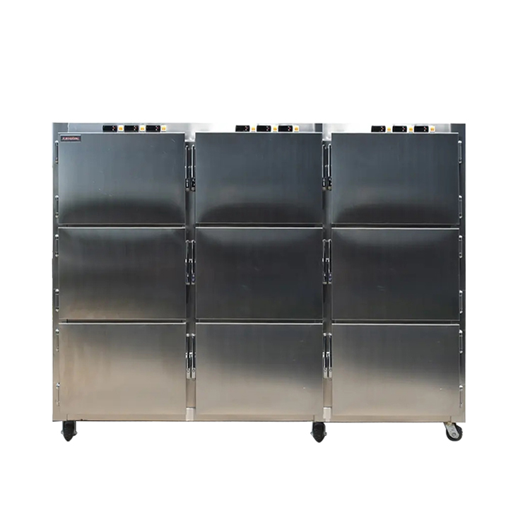 High Quality Medical 9 Bodies Morgue Freezer YSSTG0109