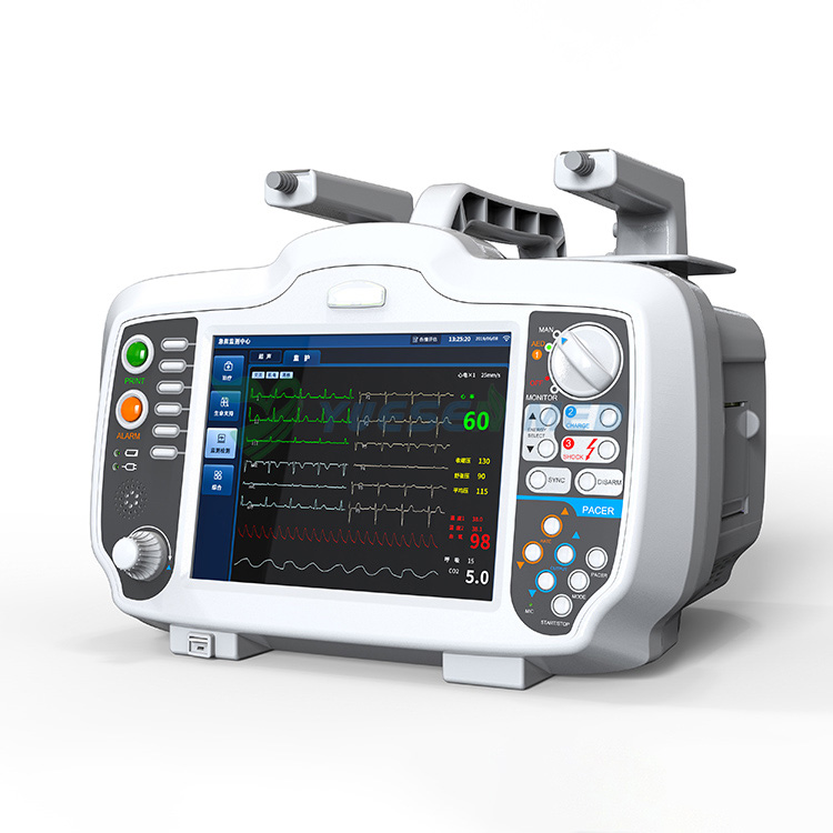 Défibrillateur automatique externe à deux phases AED portatif d'urgence