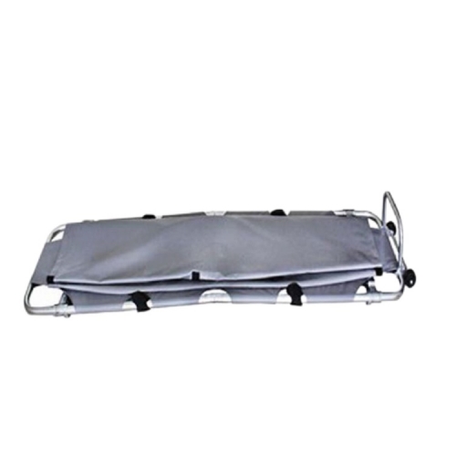 YSDJC111 Foldable Manual Stainless Steel Mortuary Dead Body Corpse Stretcher With Body Bag