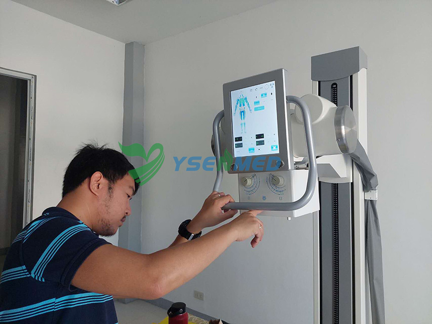 Sistema de rayos X de alta frecuencia YSENMED YSX320G de 32 kW instalado en Filipinas.