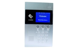 Wireless 4G Audio Doorphone for Building intercom with metal button unlocking by phone