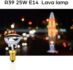 Bonlux 2X R39 E14 Reflector Bulbs Spot Lights Lava Lamp 25W Super Bright Small Edison Screw Base SES Energy Saving Light Bulbs Warm White 2400-2600K 360 Degree Wide Beam Angle 240V (Non-Dimmable)(1 pack)