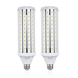 Bonlux Medium Screw E26 Base LED Corn Bulb 45W AC 85-265V Daylight 6000K - 400W Halogen/150W CFL Replacement Bulb for Garden Street Area Lighting Garage Factory Warehouse Highbay LED Retrofit Bulb(1 Pack)