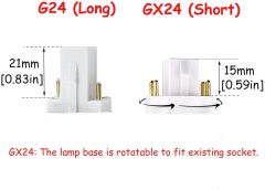 13W G24Q 4-pin PLC LED Lamp