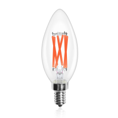 6W C35 E12 LED Red Vintage Light Bulb