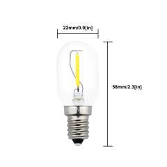 1W T22 E12 LED Vintage Light Bulb