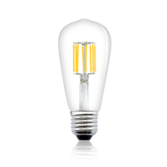 8W ST64 E27 LED Vintage Light Bulb