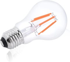 6W A60 E26/E27 LED Vintage Red Light Bulb