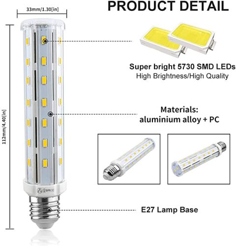 15W E26/E27 LED Corn Bulb