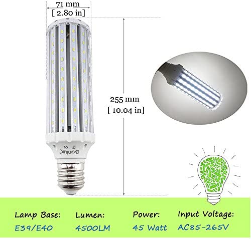 45W E39/E40 LED Corn Bulb