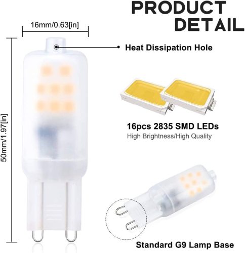 3.5W LED G9 Light Bulb