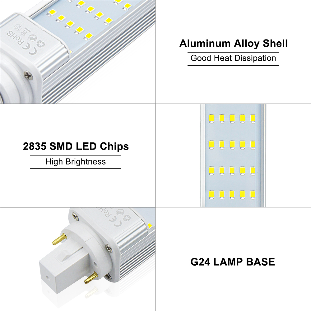 7W G24 2-Pin PLC Lamps