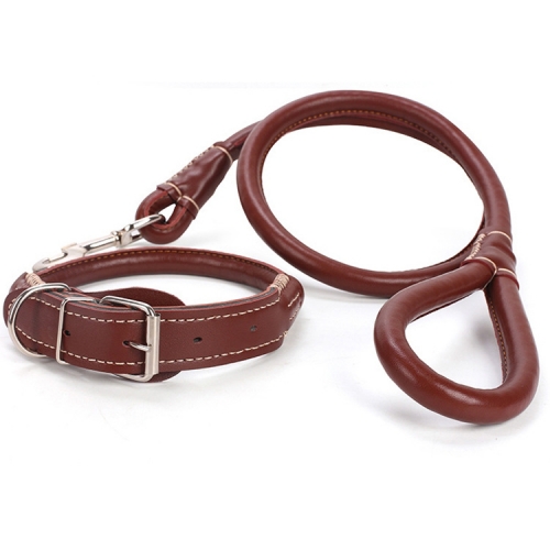 Genuine Leather High Quality Pet Products Pet Accessories Dog Product Dog Collar & Leash