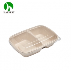 2-Compartment Rectangle Takeaway Container