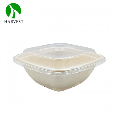 5 Inch 12oz/350ml Square Salad Container