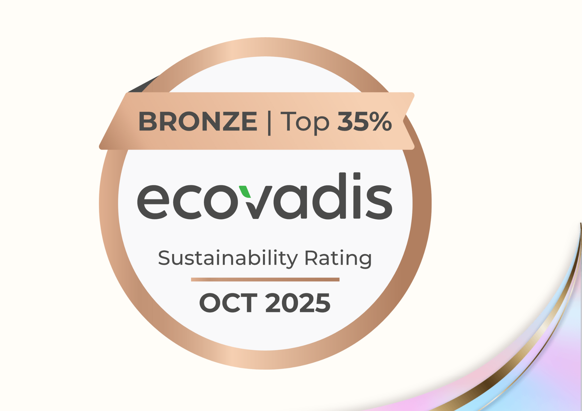 768新京娱乐app下载荣获EcoVadis铜牌勋章