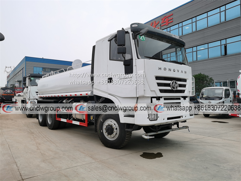 SAIC IVECO Hongyan 6x6 20000 liter tanker water truck tanker delivery truck for sale