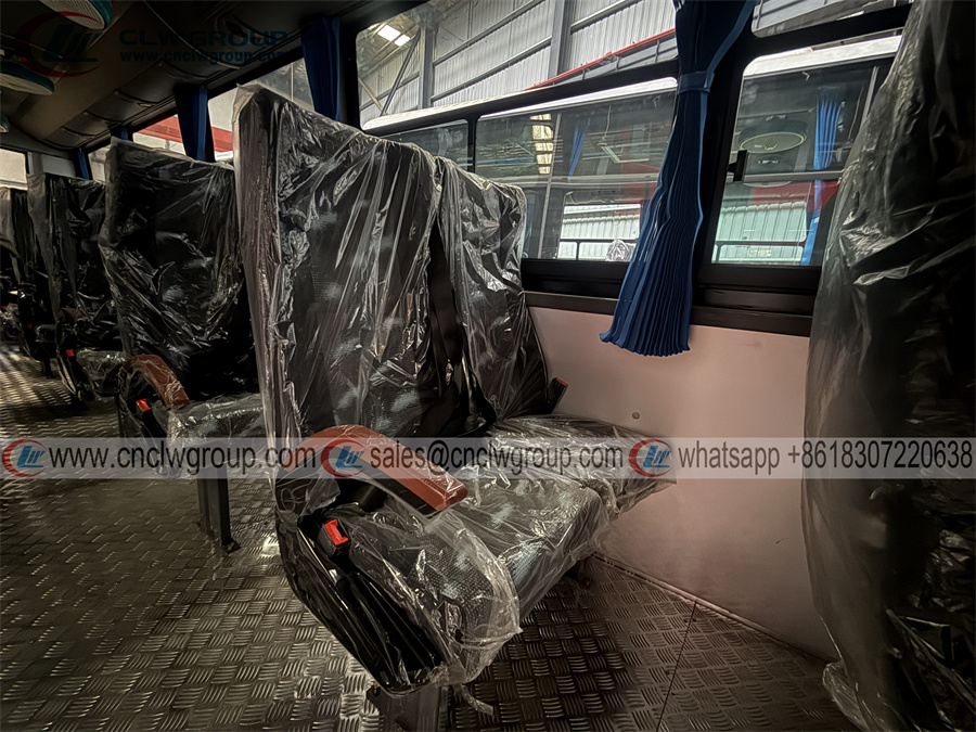 comfortable soft seat with seat belt for shacman 6x6 bus