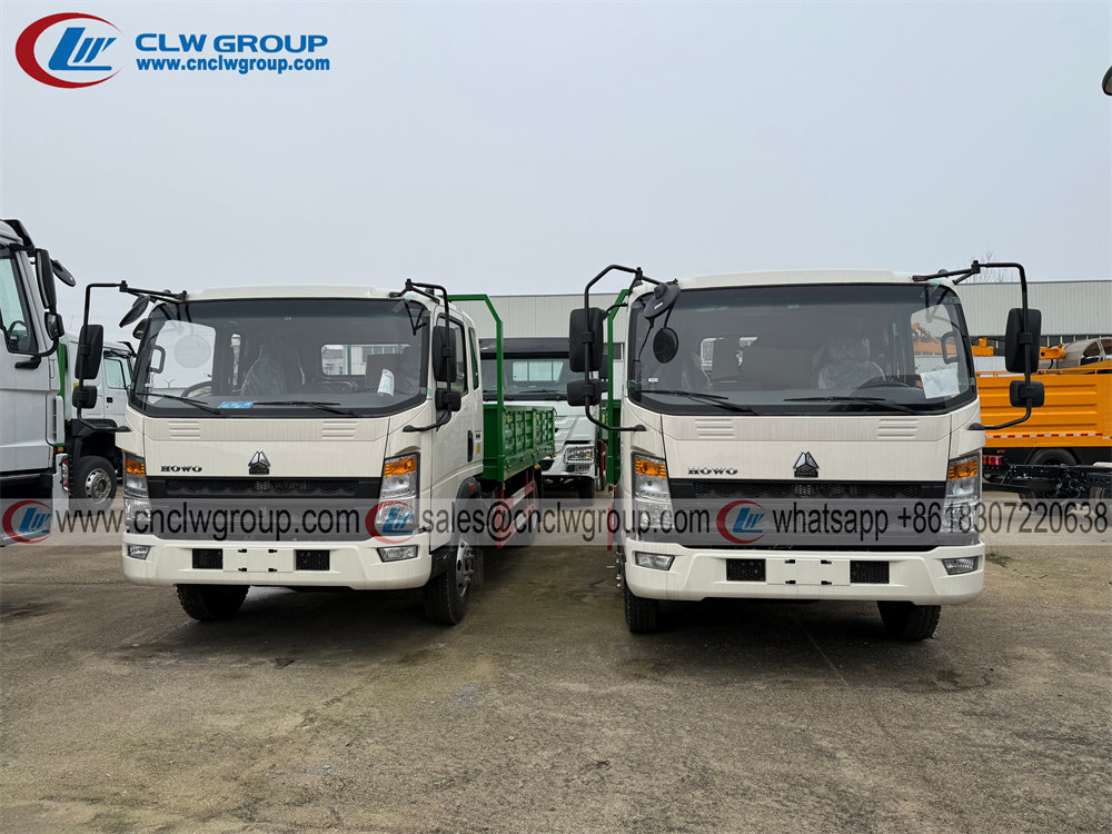Brand new Sinotruk HOWO 6-8 ton dropside platform cargo trucks