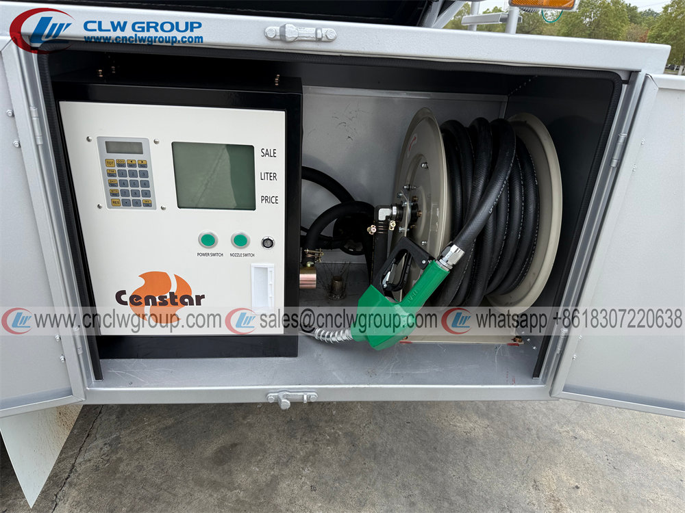 fuel dispenser with 15m hose reel fuel nozzle