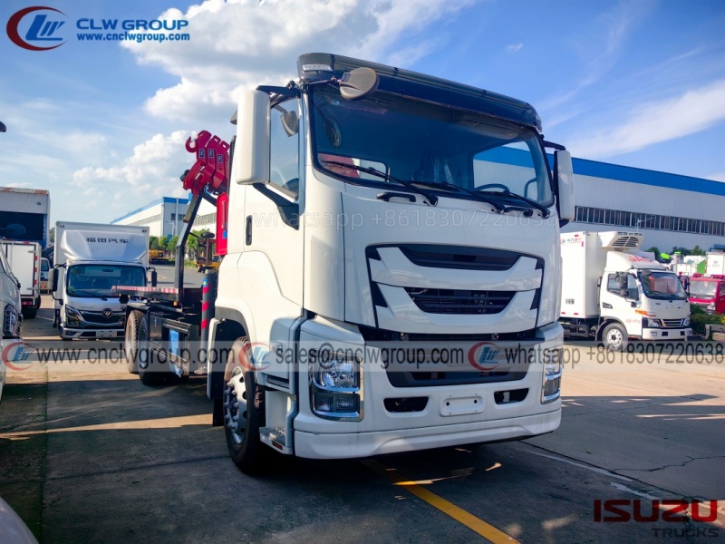 ISUZU GIGA 20t wrecker recovery truck with 6.3t 8t crane