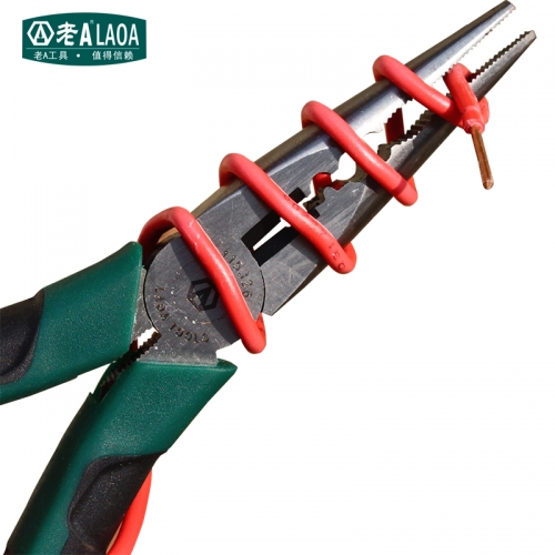 LAOA 6 Inch CR-V Long Nose Pliers For Fishing